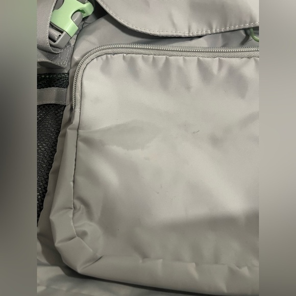Adidas Light Gray Saturday Backpack - Picture 8 of 9